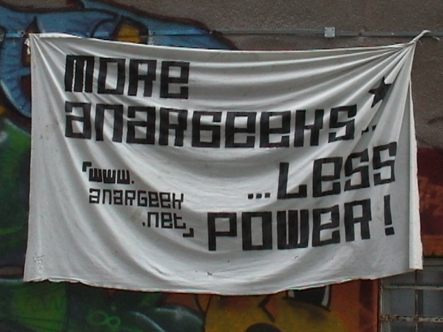 mo re anargeeks... less power!